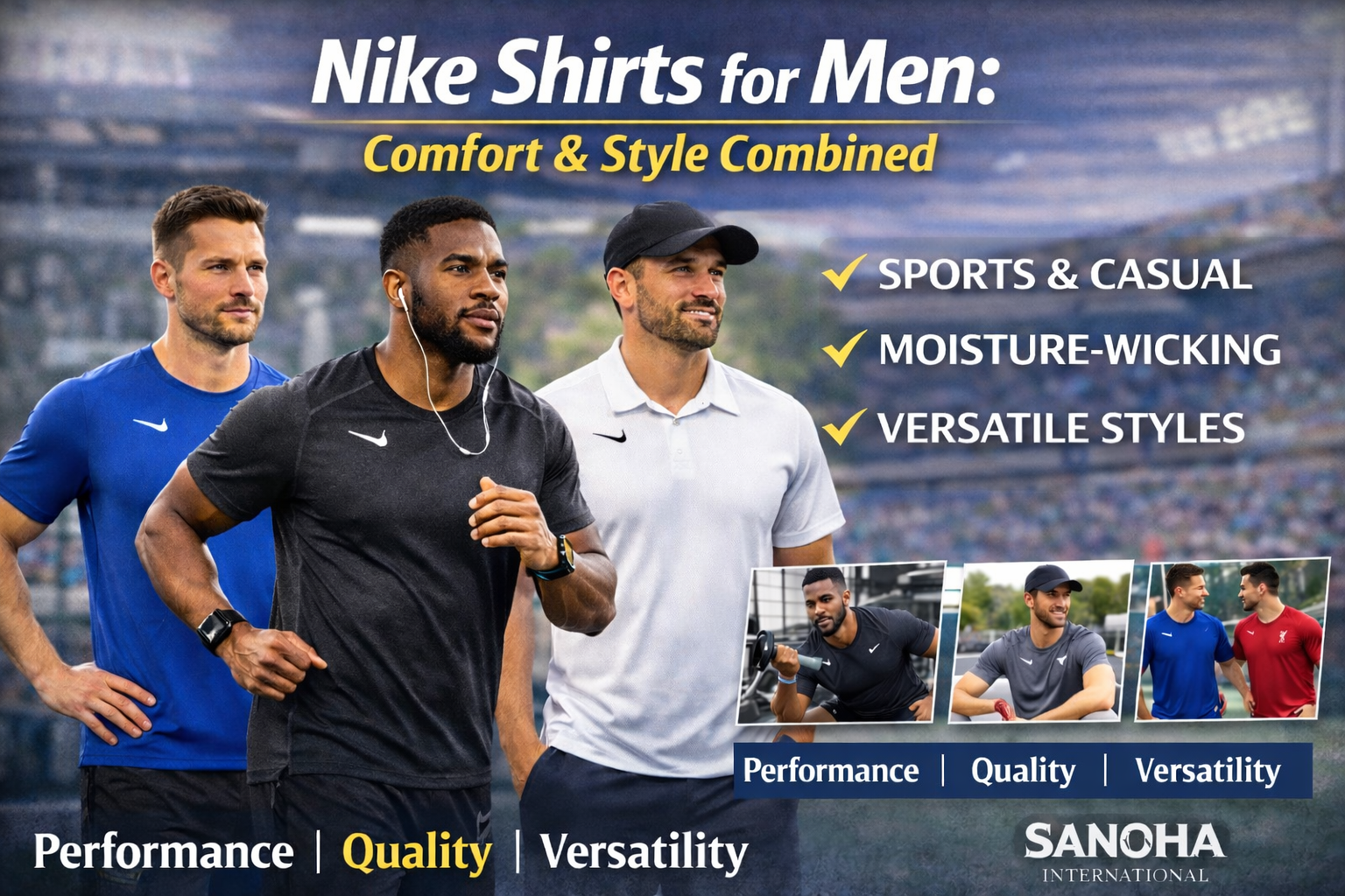 Nike Shirts for Men: Comfort and Style Combined